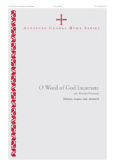 O Word of God Incarnate Unison choral sheet music cover